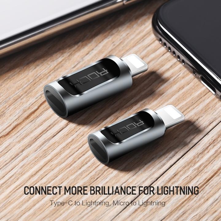 Actual product image Rock USB-C to Lightning Adapter (USB Type C, Lightning)