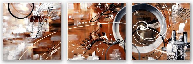 Produktbild Trenddeko Fedrau - Im Kreis (3-teilig) (40 x 40 cm)