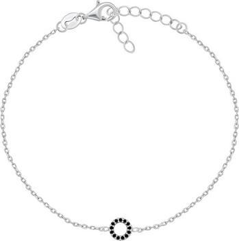 Image du produit Brilio Silver - Charming silver bracelet with black zircons BRC17WBC