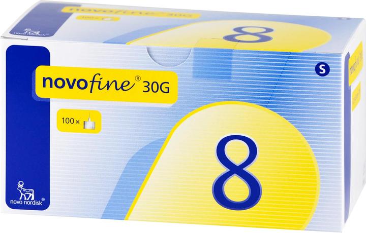 Actual product image Novo Nordisk NOVOFINE 8 0.30x8mm TW, 100 pcs KAN