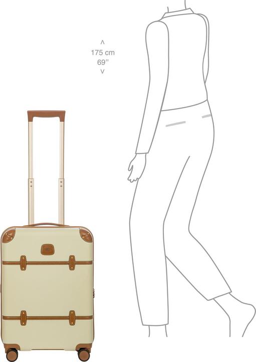 Actual product image Brics Bellagio 4 wheels cabin trolley 55 cm (40 l, Hand luggage (up to 50 litres))