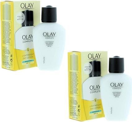 Produktbild Olay Complete Day Lotion Sensitive Spf15 (Sonnenlotion, SPF 15, 100 ml, 100 g)
