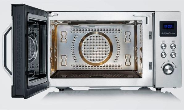 Produktbild Severin Microwave w/MW7777 plate 900 watts 25 l - Steel (29070) (25 l)