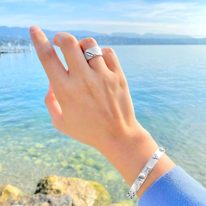 Image du produit Candy Bague Togo, argent sterling 925 (58, Argent 925)