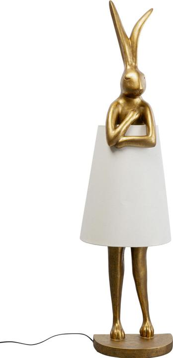 Actual product image Kare Design Floor lamp Animal Rabbit Gold/White 150cm (E27)