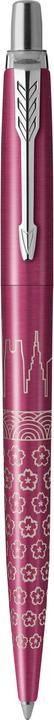 Actual product image Parker Pen Retractable biros JOTTER Tokyo, metallic pink Stroke width: M, stroke colour: blue, barrel made of (Pink, 1 x)