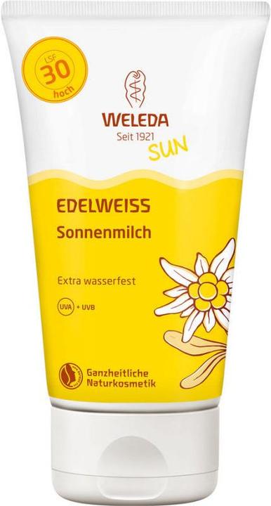 Weleda Edelweiss Sonnenmilch LSF30 (Sonnenmilch, SPF 30, 150 ml)