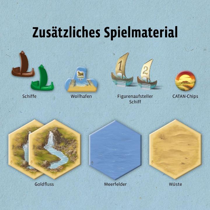 Image du produit Kosmos CATAN - Complément 5-6 joueurs - Navigateurs (Allemand)