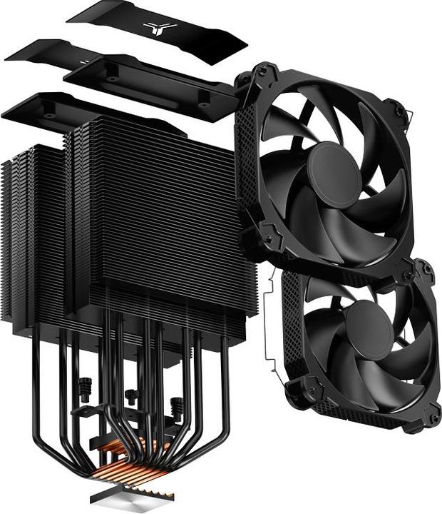 Actual product image Jonsbo HX7280 CPU Cooler - 2x 140mm, 1x 120mm (160 mm)