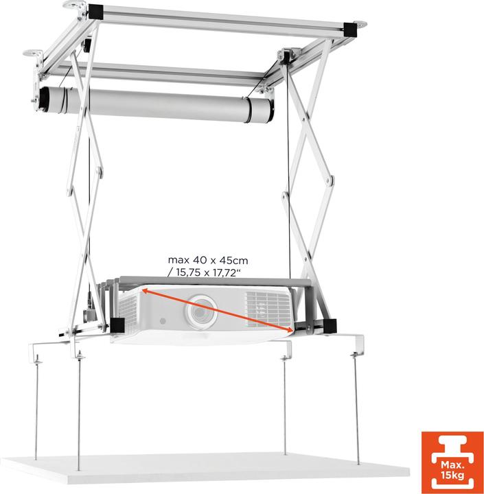 Immagine prodotto Celexon Expert PL300 - Sollevatore elettrico per proiettore (Soffitto)