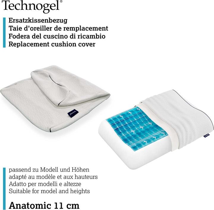 Produktbild Technogel Ersatzhülle Kissen Anatomic (Duvetbezug, 66 x 42 x 11 cm)
