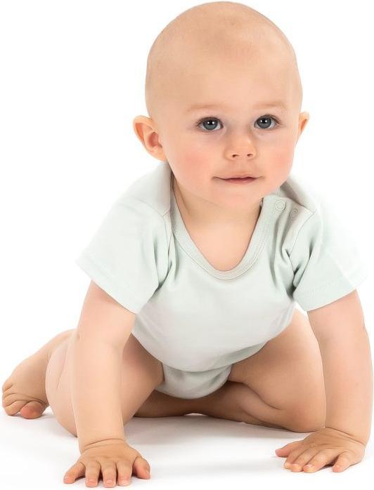 Produktbild La Loona LaLoona Baby-Bodys & Wickelbodys Baby Body Kurzarm OEKO-TEX® 6er Pack - Salbeigrün Grau (80)
