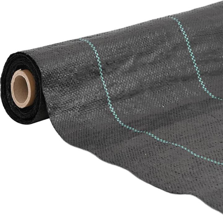 Produktbild VidaXL Unkrautvlies Gartenvlies Bodengewebe Unkrautfolie Schwarz 4x10m PP