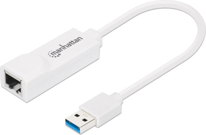 Actual product image Manhattan USB to Ethernet Adapter (USB, RJ45 (1x))