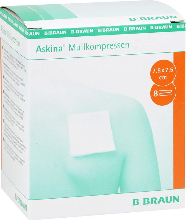Askina Mullkompresse 7.5cmx7.5cm steril
