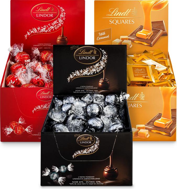Actual product image Lindt Lindor Dark 60% Cacao Counter top (750 g)