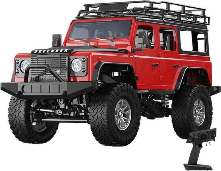 Double Remote-controlled car 1:14 (red) Land Rover Defender E339-003