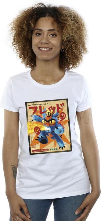 Image du produit Disney - T-shirt BIG HERO BAYMAX FRED NEWSPAPER - Femme (XXL)