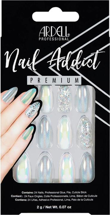 Immagine prodotto Ardell Nail Addict - Nail Addict Holographic Glitter (Utensile per unghie, Blu, Metallico, Argento)