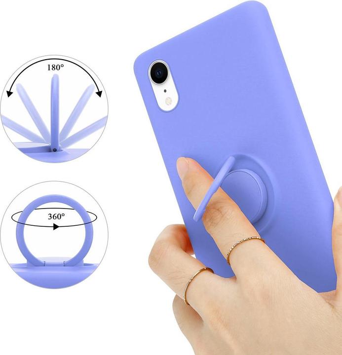 Image du produit Cadorabo TPU Liquid Ring Silicone Case Cover (Apple iPhone XR)