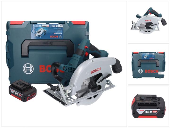 Image du produit Bosch Professional Bosch GKS 18V-70 L Scie circulaire sans fil 18 V Brushless 190 mm BITURBO + 1x batterie 5,0 Ah +