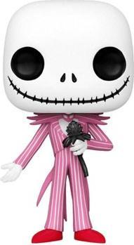Immagine prodotto Funko Pop The Nightmare Before Christmas Jack con vestito rosa e rosso in edizione limitata nera