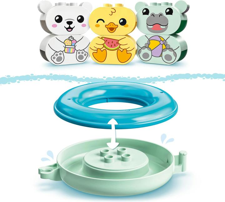 Actual product image LEGO Bathtub fun: swimming animal train (10965)