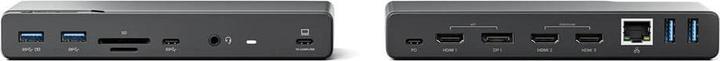 Productafbeelding Alogic Universele Docking Met Vier Schermen (USB-C, 14 Havens)