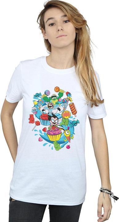 Immagine prodotto Teen Titans Go Candy Mania Maglietta Ampia Donna (S)