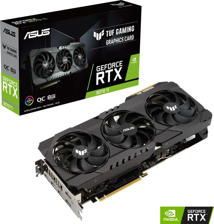 Actual product image ASUS GeForce TUF Gaming RTX 3070 Ti OC Edition (8 GB)