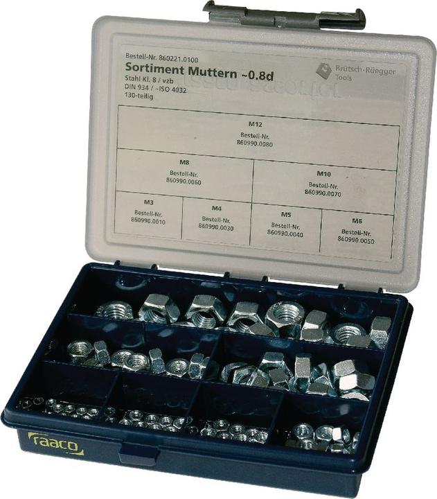 Image du produit BRW Assortiment de 130 ecrous