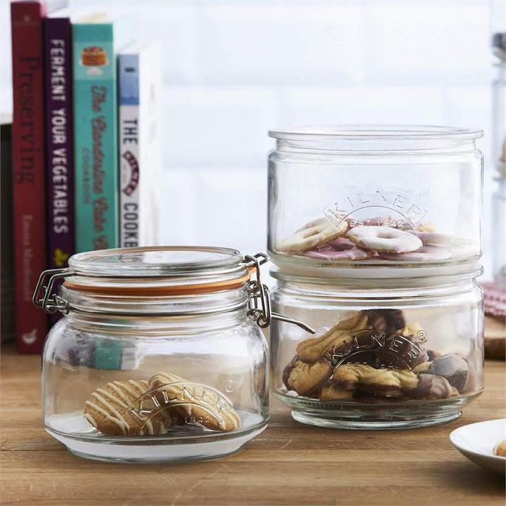 Immagine prodotto Kilner Set di vasetti di vetro conservabili 3 pezzi (3 pz., 0.90 l)