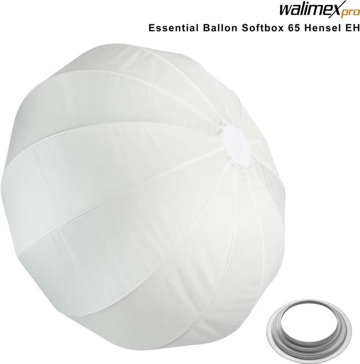 Immagine prodotto Walimex pro Softbox Essential per palloncini 65 Hensel EH (Soft box, 65 cm)
