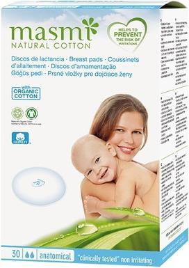 Actual product image Masmi Organic nursing pads (30 x)
