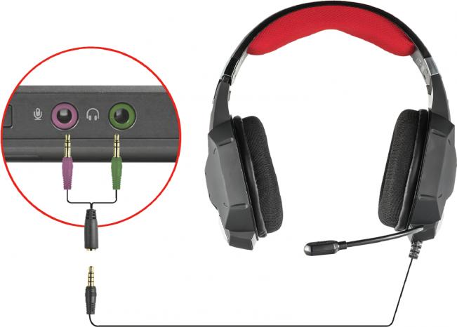 Actual product image Trust GXT 322 Carus (Cable)