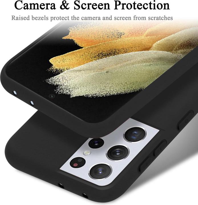 Actual product image Cadorabo TPU Liquid Silicone Case Cover (Samsung Galaxy S21 Ultra)