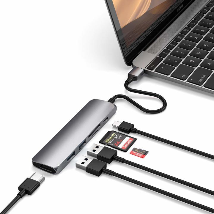 Produktbild Satechi ST-SCMA2M (USB-C, 6 Ports)