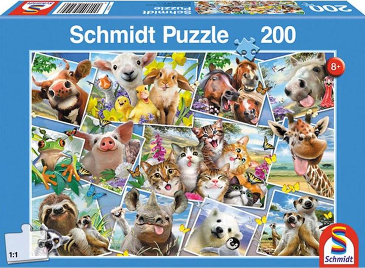 Actual product image Schmidt Spiele Animal Selfies (200 pieces)