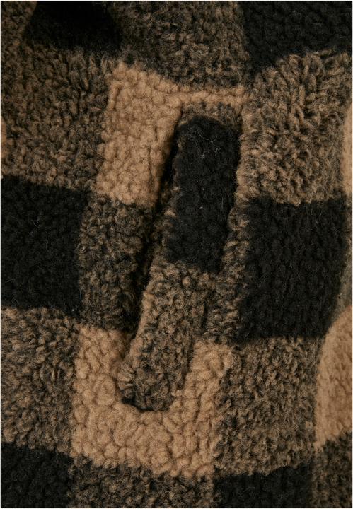 Image du produit Urban Classics Ladies Hooded Oversized Check Sherpa Jacket (5XL)