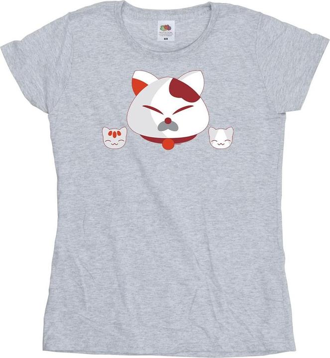 Actual product image Disney Womens/Ladies Big Hero 6 Baymax Kitten Heads Cotton T-Shirt (L)