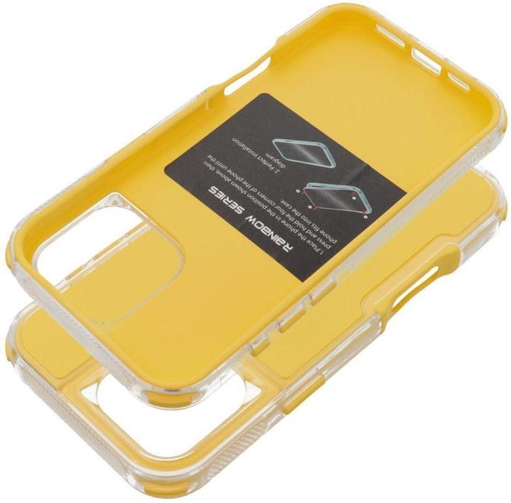 Actual product image OEM LCD display! MATRIX Case for IPHONE 16 Pro Max yellow (Apple iPhone 16 Pro Max)