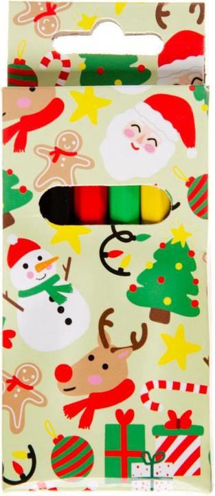 LG-Imports Crayons Christmas, 6pcs. (Multicoloured, 6 x)