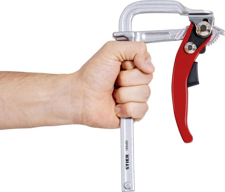 Actual product image Stier All-steel lever clamp FHZ 160/80 (160 mm)