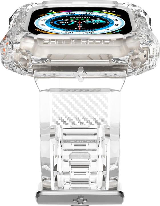 Produktbild Spigen RUGGED ARMOR "PRO" Apple Watch ULTRA (49MM) CRYSTAL CLEAR (Thermoplastisches Polyurethan (TPU))
