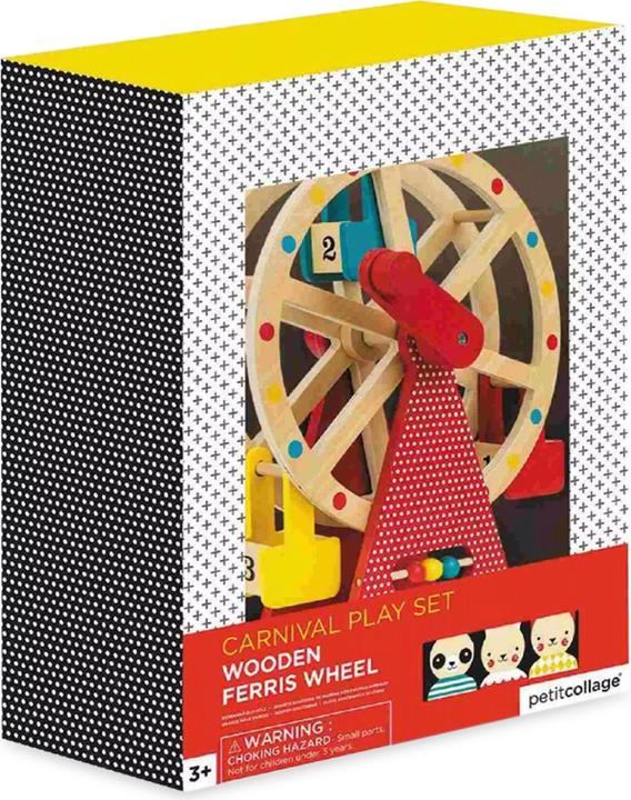 Produktbild Petitcollage Lernspiel Riesenrad aus Holz (Englisch)