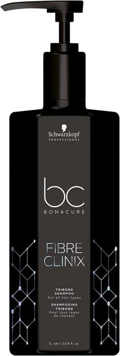 Actual product image Schwarzkopf BC Fibre Clinix - Tribond Shampoo (1000 ml, Liquid shampoo)