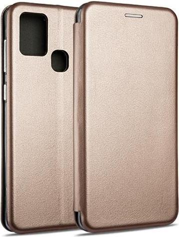 Actual product image Beline Case Book Magnetic Samsung A21s A217 różowo-złoty/rose gold (Samsung Galaxy A21s)