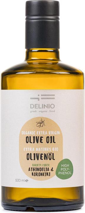 Delinio High Polyphenol Olive Oil Organic, 500 ml (500 ml)