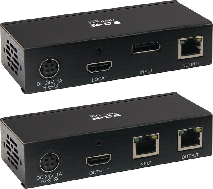 Actual product image Eaton DisplayPort to HDMI over Cat6 Extender Kit Transmitter/Transceiver 4K 60Hz HDR 4:4:4