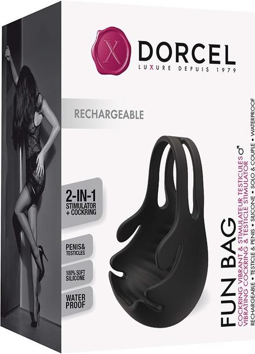 Productafbeelding Marc Dorcel FUN BAG vibrerende penis- en testikelstimulator (5 cm)